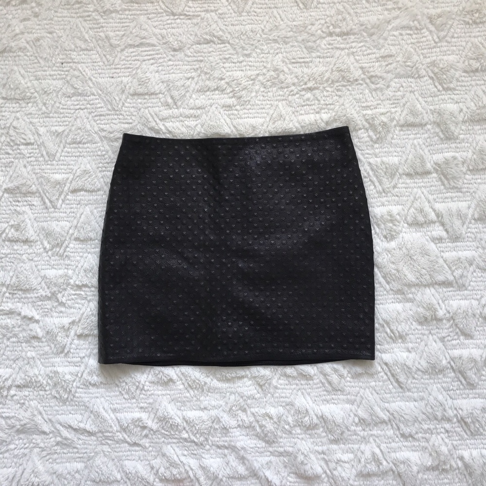 Worn once Are You Am I Kell studded leather skirt